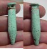 Picture of ANCIENT EGYPT, LARGE FAIENCE PAPYRUS SCEPTRE AMULET. 600 - 300 B.C