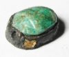 Picture of ANCIENT EGYPT, NEW KINGDOM. STONE (FELDSPAR) SCARAB WITH SILVER. 1400 B.C