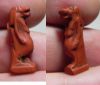 Picture of ANCIENT EGYPT, NEW KINGDOM. RED JASPER TAWERET AMULET. 1300 B.C