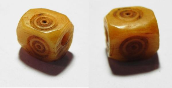 Picture of ANCIENT EGYPT , BYZANTINE IVORY BEAD. 600 - 700 A.D.