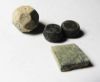 Picture of ANCIENT LOT OF 4 BRONZE WEIGHTS. 200 - 900 A.D