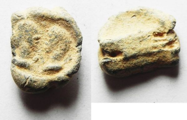 Picture of ROMAN LEAD SEAL IMPRESSION. 100 - 200 A.D