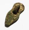 Picture of Late Roman/Early Byzantine Near East. Foot-shaped bread stamp (AE 7 x 28 x 3 cm). Inscribed in Greek: TO APAKIO (?).