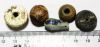 Picture of ANCIENT ROMAN . LOT OF 5 GLASS BEADS. 100 - 300 A.D