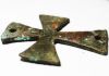 Picture of ANCIENT HOLY LAND. HUGE BYZANTINE BRONZE CROSS. 800 - 1000 A.D