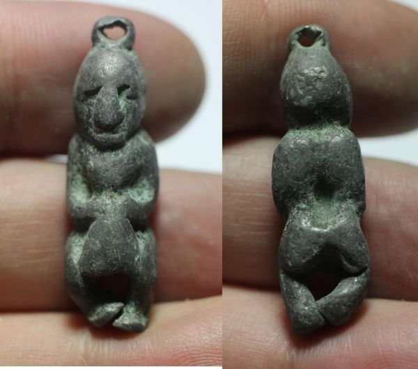 Picture of Iron Age II, 7th–6th century BC. Bronze Pendant. Egyptian God Pataikos