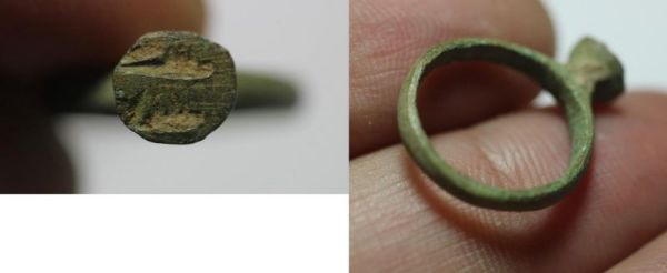 Picture of ANCIENT ISLAMIC. UMMAYYED BRONZE RING RING. 700 A.D