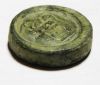 Picture of ANCIENT LATE ROMAN/ BYZANTINE BRONZE WEIGHT. 400 - 700 A.D  WITH "NB" = 2 NUMISMATA