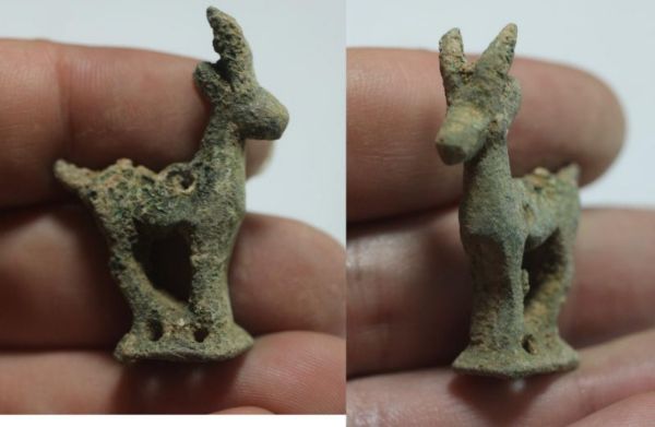 Picture of ANCIENT HOLY LAND. UNDER PERSIAN OCCUPATION. BRONZE GOAT. 600 B.C