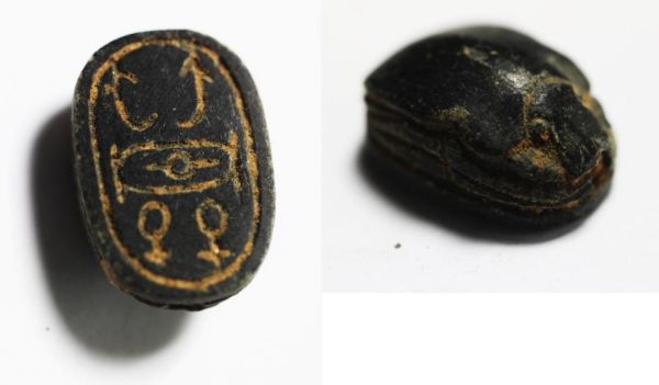 Picture of Ancient Egypt. New Kingdom. 1400 - 1200 B.C Stone Scarab