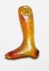 Picture of ANCIENT EGYPT, NEW KINGDOM. CARNELIAN FOOT AMULET. 1400 B.C