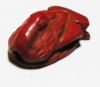 Picture of ANCIENT EGYPT, NEW KINGDOM. RED JASPER DUCK AMULET WITH THUTMOSE III CARTOUCHE. 1479 - 1425 B.C