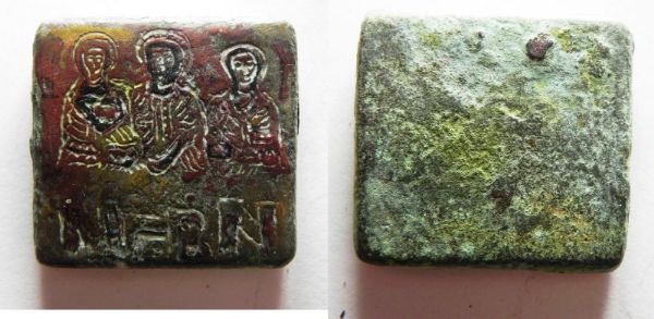 Picture of ROMAN-BYZANTINE BRONZE WIGHT OF 10 SOLIDII. VERY RARE!. 400 - 600 A.D