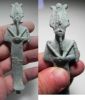 Picture of ANCIENT EGYPT. BRONZE STATUE OF OSIRIS.  600 - 300 B.C