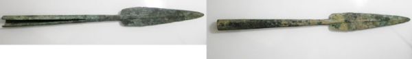 Picture of ANCIENT LURISTAN BRONZE LONG SPEAR HEAD. 1200 - 900 B.C