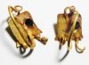 Picture of ANCIENT ROMAN PAIR OF GOLD EARRINGS. 100 - 200 A.D