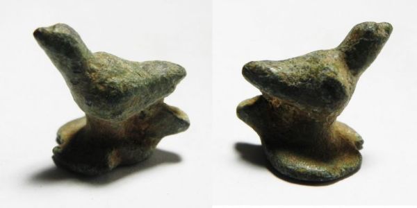 Picture of ANCIENT CANAANITE BRONZE WEIGHT. 1 SHEKEL. 8.38GM  1200 - 900 B.C