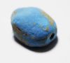 Picture of ANCIENT EGYPT. 1650 - 1500 B.C. EGYPTIAN BLUE SCARAB.  (15th-18th Dyn.). 1650 - 1500 B.C