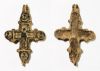 Picture of ANCIENT HOLY LAND. BRONZE CROSS. BYZANTINE. 1000 - 1100 A.D