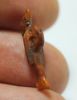 Picture of ANCIENT EGYPT. AMBER AMULET . NK, 1300 B.C