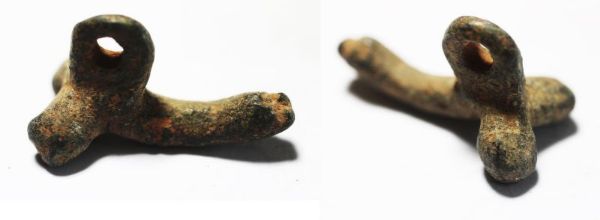 Picture of ANCIENT ROMAN BRONZE PHALLIC AMULET. 100 - 200 A.D