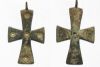 Picture of ANCIENT BYZANTINE LARGE BRONZE CROSS. 800 - 1000 A.D