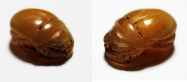 Picture of ANCIENT EGYPT. NEW KINGDOM CARNELIAN STONE SCARAB. 1400 B.C