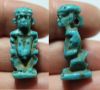 Picture of ANCIENT. EGYPT. NICE FAIENCE AMULET OF PATAIKOS. 600 - 300 B.C