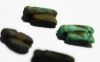 Picture of ANCIENT EGYPT. LOT OF 4 FAIENCE FLY AMULETS . 1400 - 300 B.C