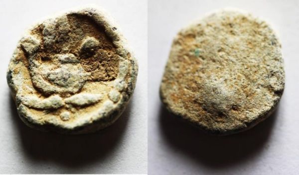 Picture of EGYPT. ALEXANDRIA. LEAD AMULET. 1ST CENTURY B.C - 1ST CENTURY A.D