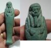 Picture of ANCIENT EGYPT. 26TH DYNASTY. FAIENCE USHABTI. 600 - 300 B.C