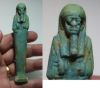 Picture of ANCIENT EGYPT. 26TH DYNASTY. FAIENCE USHABTI. 600 - 300 B.C