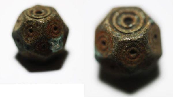 Picture of ANCIENT BYZANTINE BRONZE WEIGHT OF 1/2 UNCIA. 6TH - 8TH A.D