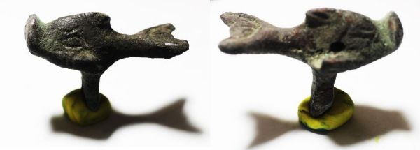 Picture of ANCIENT ROMAN BRONZE DOLPHIN. 200 - 300 A.D