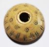 Picture of ANCIENT HOLY LAND. IVORY  SPINDLE WHORL. ROMAN OR EARLIER.  OVER 2000 YEARS OLD