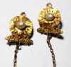 Picture of ANCIENT ROMAN GOLD EARRINGS. ANCIENT PEARLS. 200 - 300 A.D