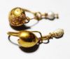 Picture of ANCIENT ROMAN GOLD EARRINGS. 200 - 300 A.D . WITH ORIGINAL PEARLS