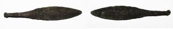 Picture of ANCIENT LEVANT. BRONZE ARROW HEAD. PERSIAN PERIOD OR BEFORE. 700 - 400 B.C