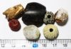 Picture of ANCIENT ROMAN . LOT OF 4 GLASS & STONE BEADS. 100 - 300 A.D