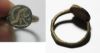 Picture of ANCIENT ROMAN BRONZE RING. LION. 300 - 400 A.D