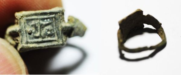 Picture of ANCIENT ISLAMIC. LEAD RING. OVER 1000 YEARS OLD