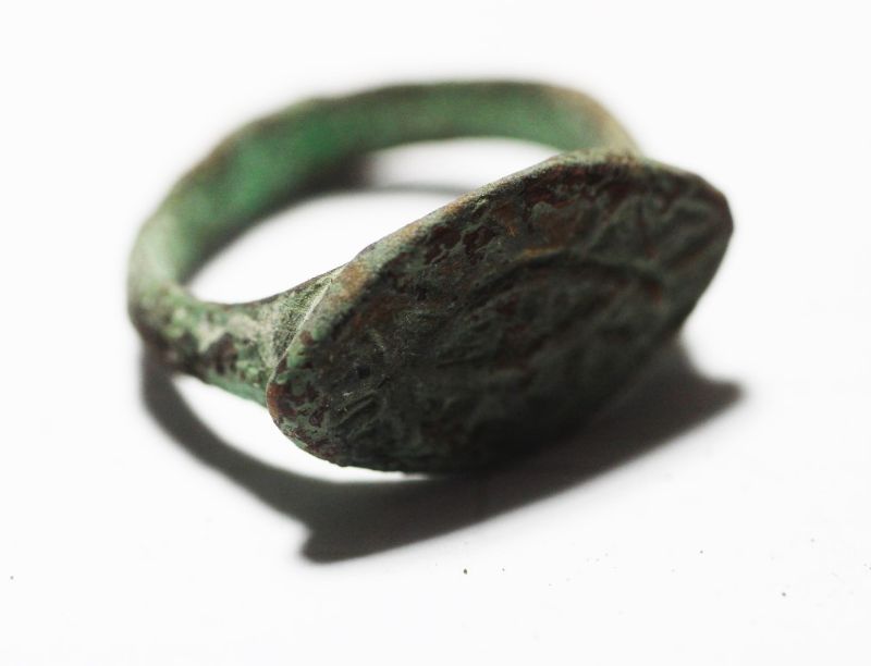 Acropolo. ANCIENT ISLAMIC. MAMLUK BRONZE RING