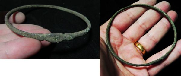 Picture of ANCIENT HOLY LAND, BRONZE BRACELET , ROMAN, 100 - 200 A.D