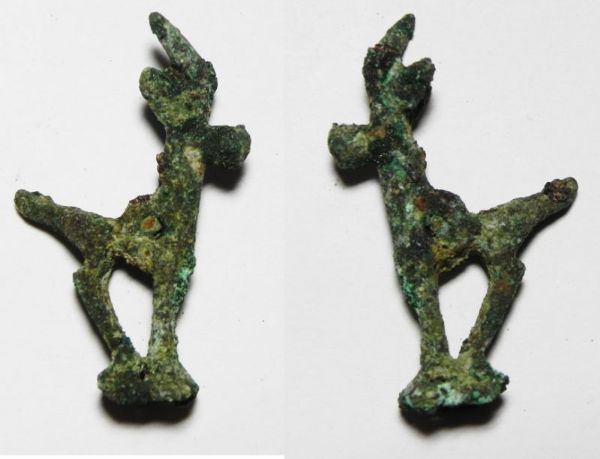 Picture of ANCIENT HOLY LAND. PERSIAN RULE. BRONZE GOAT. 600 B.C