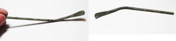 Picture of HOLY LAND. ROMAN BRONZE SPATULA. 200 - 300 A.D.