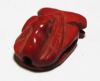 Picture of ANCIENT EGYPT, NEW KINGDOM. RED JASPER DUCK AMULET WITH THUTMOSE III CARTOUCHE. 1479 - 1425 B.C