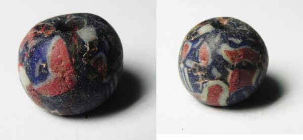 Picture of ANCIENT HOLY LAND. BYZANTINE GLASS BEAD. 800 - 1000 A.D