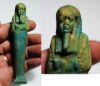 Picture of ANCIENT EGYPT. 26TH DYNASTY. FAIENCE USHABTI. 600 - 300 B.C