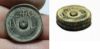 Picture of ANCIENT BYZANTINE BRONZE WEIGHT . 2 NUMISMATA. 800 - 1000 A.D