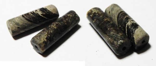 Picture of ANCIENT ROMAN STONE BEADS, LOT OF 2 . 200 - 400 A.D